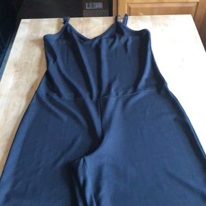 Black one-piece jumpsuit